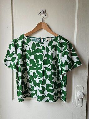 Kate Spade boxy fit soft summer blouse